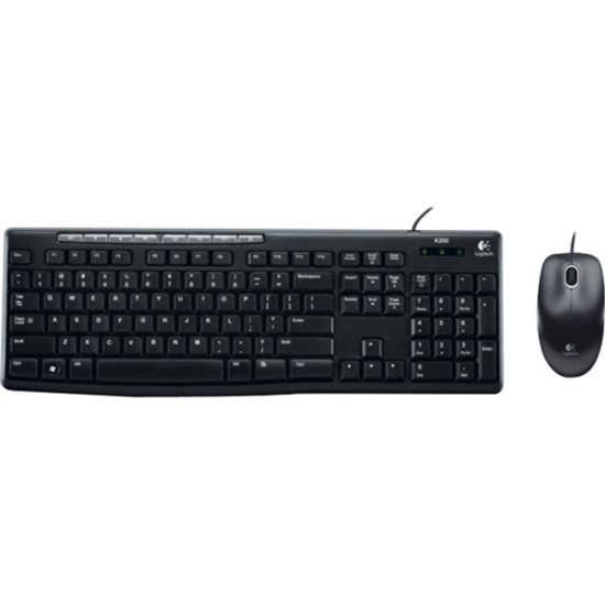 Logitech Media Combo MK200 Keyboard & Mouse - Retailidx ETS2707108