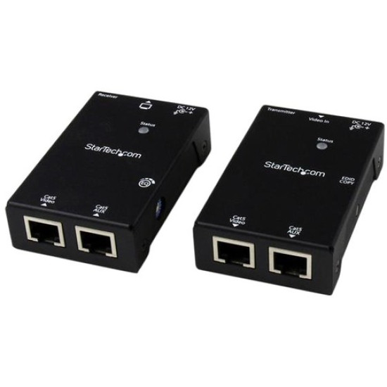 StarTech.com HDMI Over CAT5-CAT6 Extender with Power Over Cable - 165 ft (50m)idx ETS3653735