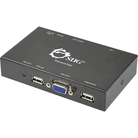 SIIG USB VGA KVM Console Extender Over CAT5 (Transmitter and Receiver)idx ETS3664467