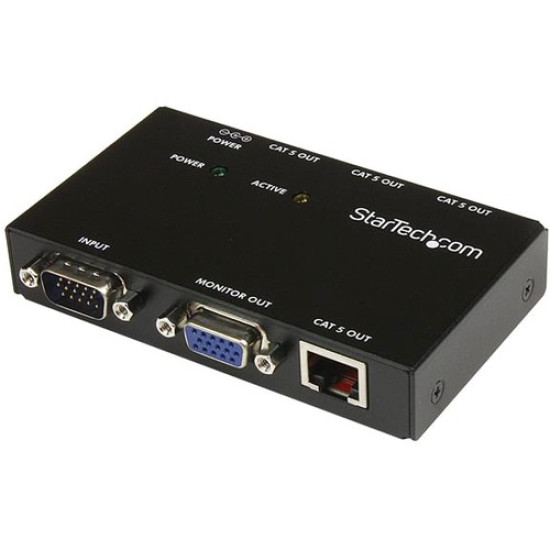 StarTech.com 4 Port VGA Over CAT5 Video Extender - 450ft (150m)idx ETS1968296
