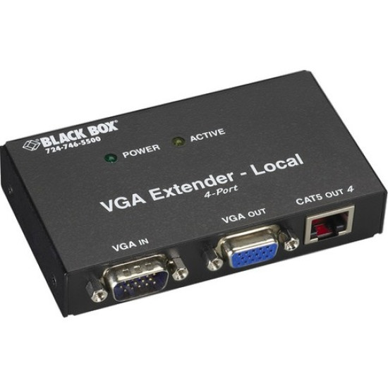 Black Box VGA Transmitter, 4-Portidx ETS3337533