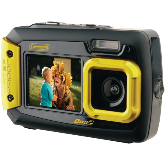 Coleman 2V9WP-Y 20.0-Megapixel Duo2 Dual-Screen Waterproof Digital Camera (Yellow)do 29087170