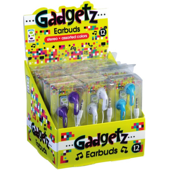 Gadgetz Ear Buds Case Pack 12do 29358098