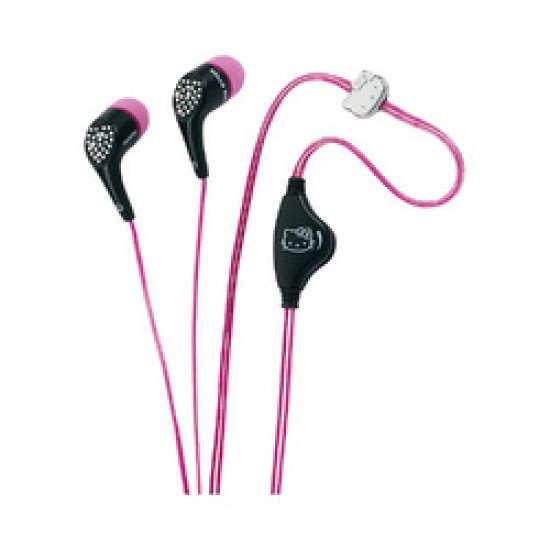 Spectra KT2081PB Hello Kitty Jeweled Earbud Headphones - Pinkdo 32128856