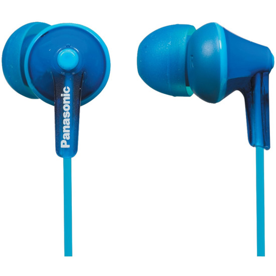 Panasonic RP-HJE125-A HJE125 ErgoFit In-Ear Earbuds (Blue)do 34000856
