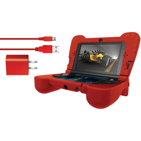dreamGEAR DG3DSXL-2275 Nintendo 3DS XL Power Play Kit (Red)do 43455811