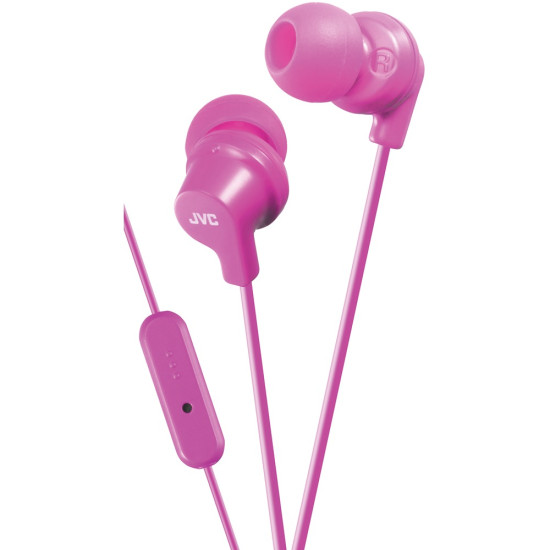 JVC HAFR15P In-Ear Headphones with Microphone (Pink)do 45195474