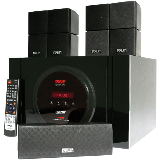 Pyle PT589BT 5.1-Channel Bluetooth Receiver and Surround Sound Speaker Systemdo 45322389