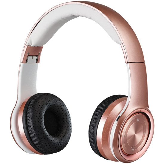 iLive IAHB239RGD Bluetooth Over-the-Ear Headphones with Microphone (Rose Gold)do 45348360