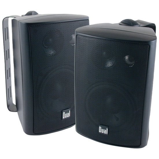 Dual LU47PB 4  3-Way Indoor/Outdoor Speakers (Black)do 45424844