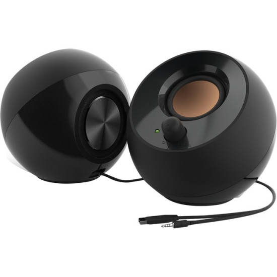 Creative Pebble 2.0 Speaker System - 4.40 W RMS - Blackidx ETS5522173