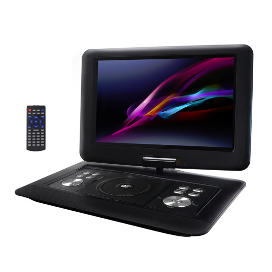 Trexonic 14.1 Inch Portable DVD Player with Swivel TFT-LCD Screen and USB,SD,AV Inputsdpt MEGA-TRX-1580