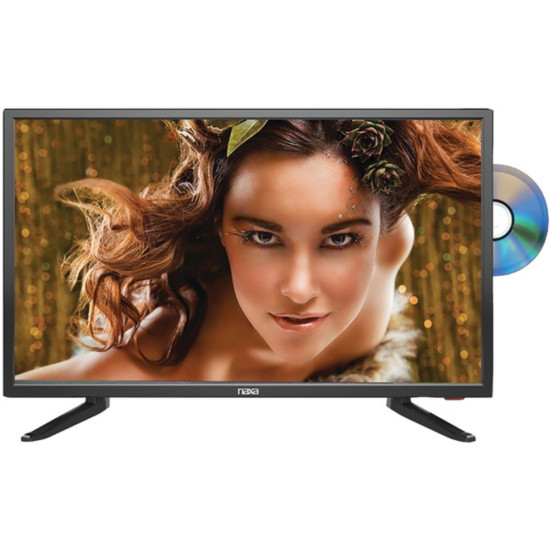 Naxa NTD-2457A 24  LED TV and DVD/Media Player Combination with Car Packagedpt PET-NAXNTD2457