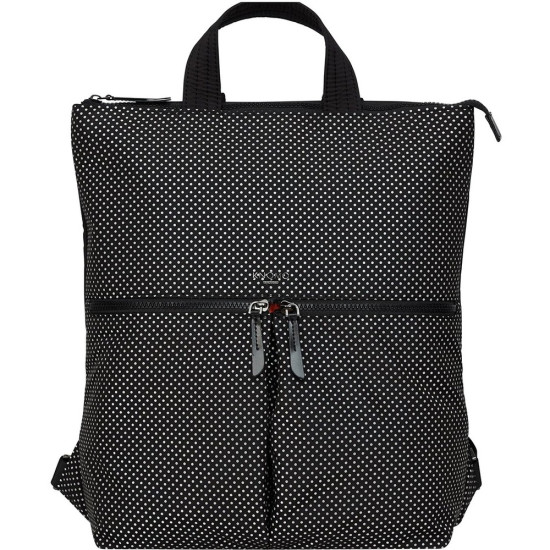 Knomo REYKJAVIK Carrying Case (Backpack/Tote) for 15 Notebook - Black Reflective - Polyester, Mesh Pocket - Shoulder Strap, Handle - 15 Height x 15 Width x 5 Depthdpt TFL-129-402-BRF-OPEN-BOX
