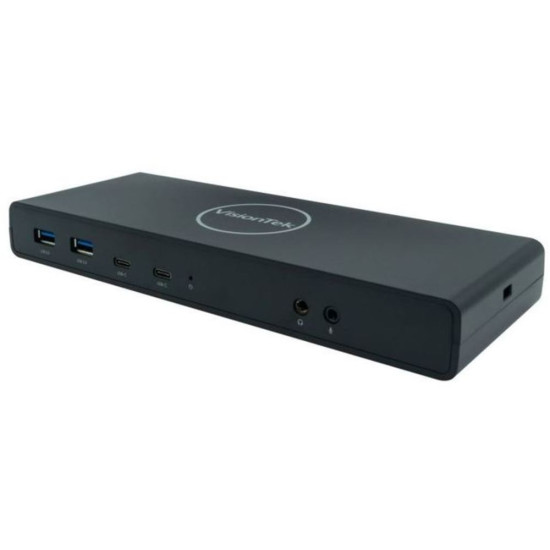 VisionTek VT4500 901250 Dual 4K USB Docking Station with Power Deliverydpt TFL-901250-OPEN-BOX