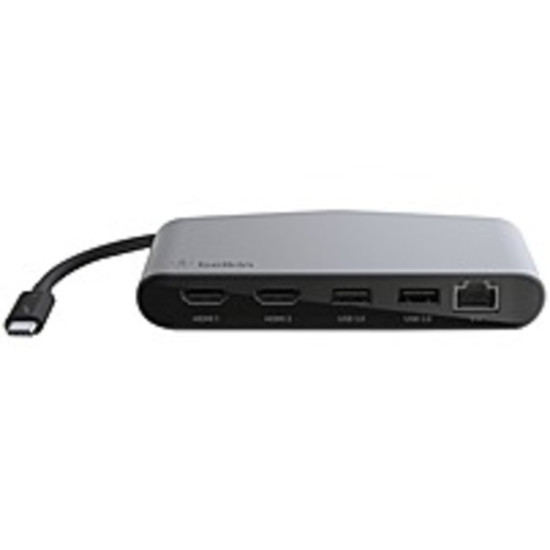 Belkin Thunderbolt 3 Dock Mini HD - for Desktop PC/Notebook/Monitor - USB Type C - 2 x USB Ports - 1 x USB 2.0 - 1 x USB 3.0 - Network (RJ-45) - HDMI - Thunderbolt - Wireddpt TFL-F4U098BT-OPEN-BOX