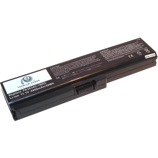 Compatible 6 cell (4400 mAh) battery for Toshiba Satellite L515; M300; M305; M500; T110; T130; U400 - 4400 mAh - Lithium Ion (Li-Ion) - 10.8 V DCdpt TFL-PA3634U-1BRS-ER-OPEN-BOX